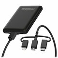 Otterbox Mobile Charging Kit Power Bank 5,000 Mah And 3 In 1 Cable 1m, Black 78-80638
